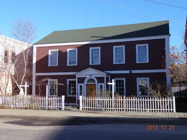 Leo's Cafe is located in the Adam / Ritchie building in Annapolis Royal, Nova Scotia